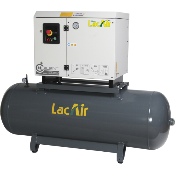 Compresseur fixe insonorisé C50/500 ET - 50 m³/h triphasé - 500 litres - 10 bar