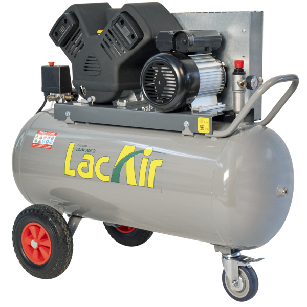 Compresseur mobile TWINAIR 20/100M - 20 m³/h monophasé - 100 litres - 11 bar