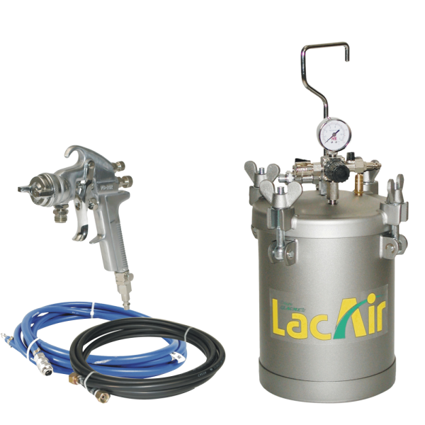 Ensemble pot sous pression 10L spécial colles solvantées (type Néoprène)