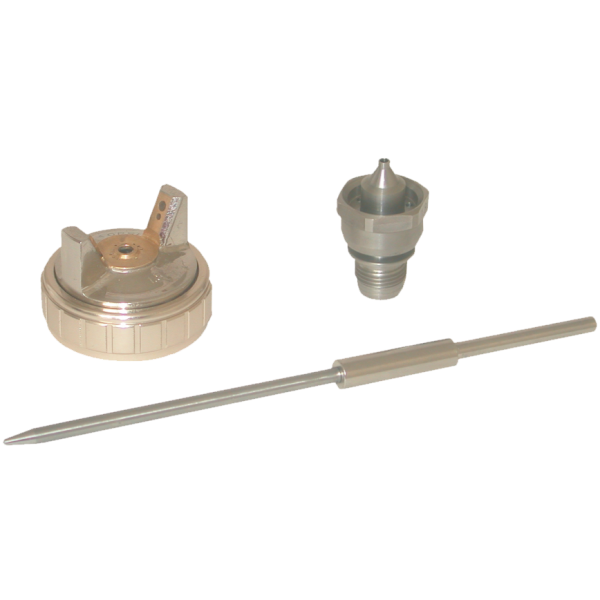 Kit buse pist XRBP Ø 2,0mm, buse inox, aiguille inox, chapeau de buse laiton