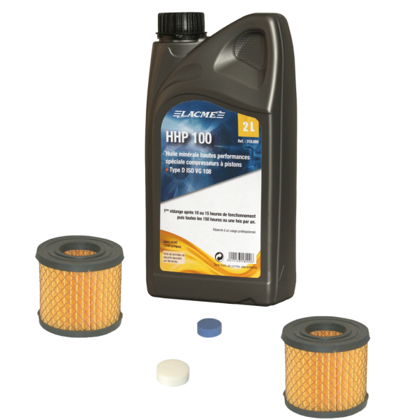 Kit entretien 150 heures compresseurs pistons mobiles/fixes 36/40 m³/h (36-40V)