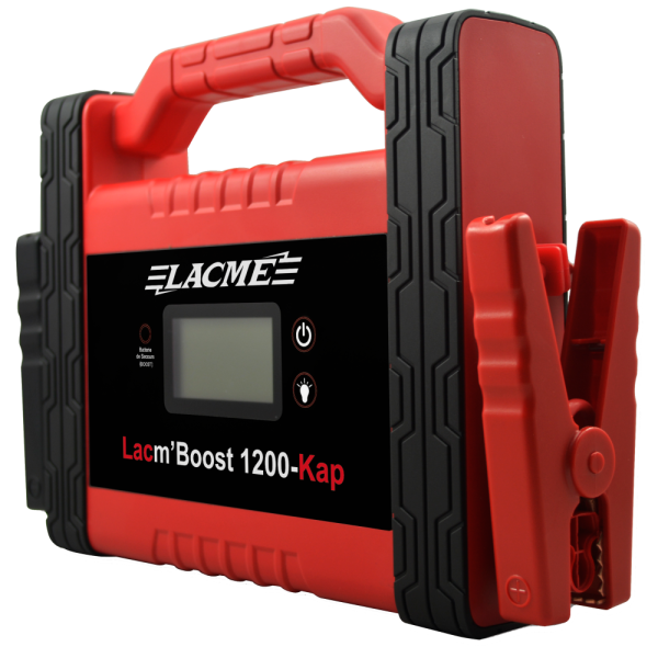 Booster de démarrage Lacm'Boost 1200-Kap A condensateurs, 12 V - 1200 A