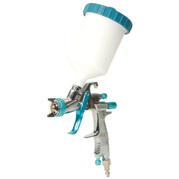 Pistolet peinture XP à godet supérieur 0,6L(gravité) - buse 1,5mm - PU: 3-4,5bar