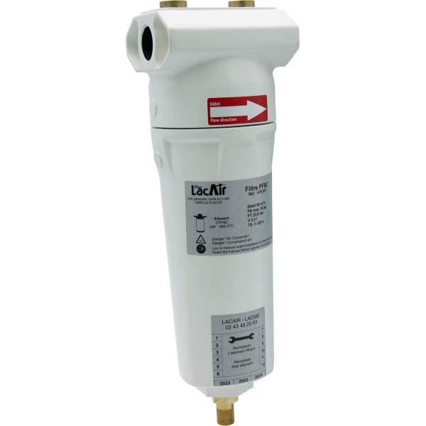 Préfiltre PF9C - 90 m³/h - 1/2" F - Filtration micronique : 1 µ - 0,5 ppm
