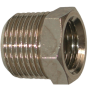 Réduction C : 3/8" Mâle - 1/4" Femelle - en laiton nickelé (Cavalier par 1)