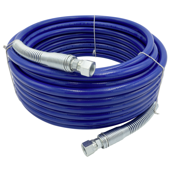 Tuyau Produit Airless Haute Pression PU renforcé Ø 1/4" - 15M (Raccord 1/4"F)