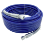 Tuyau Produit Airless Haute Pression PU renforcé Ø 1/4" - 15M (Raccord 1/4"F)