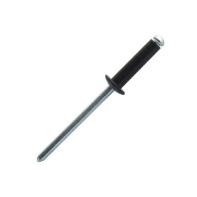 Rivet alu/acier tête plate NOIR - ADB SCELL IT