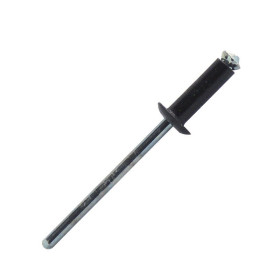 Rivet éclaté alu/acier tête plate NOIR- PBD SCELL IT