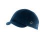 Casquette anti-heurt coque ABS visière courte bleu marine