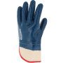 Gant nitrile tout enduit. Enduction lourde. Manchette toile