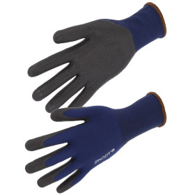 Gant nitrile mousse picots dos aéré jauge 15