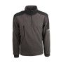 Pull gris 100% polyester (polaire), 340g/m²