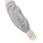 Paire de manchettes soudeur croûte bovin 40 cm cousues avec fil aramide
