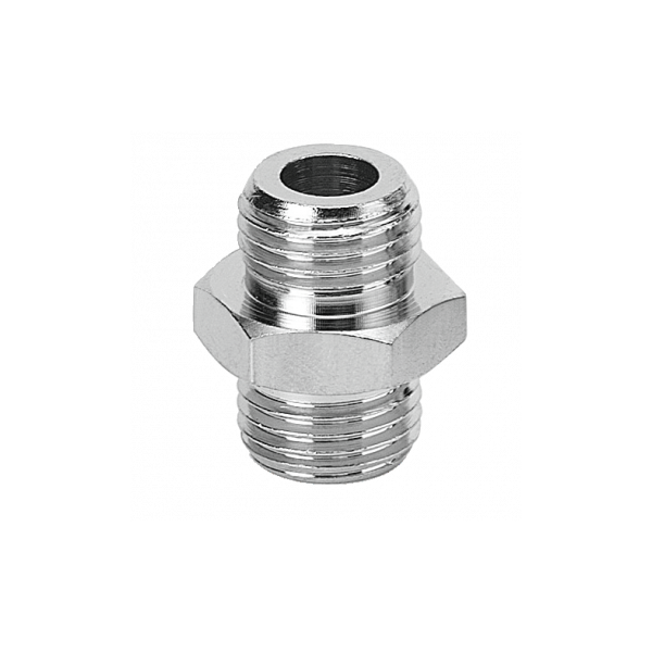 Mamelon double cylindrique mâle-mâle