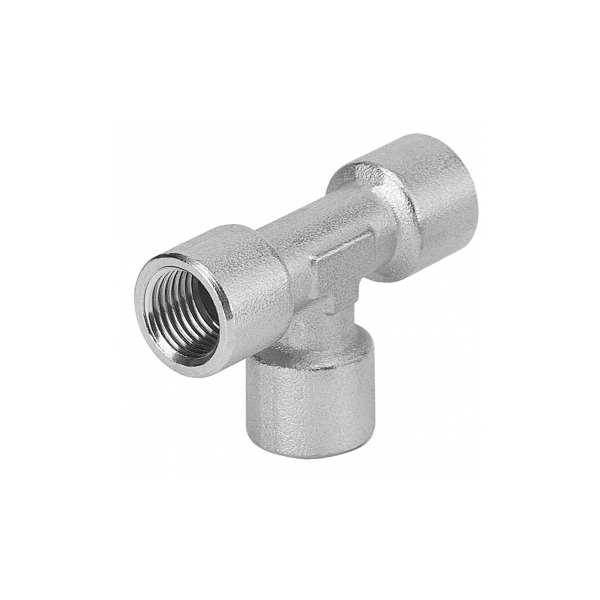 Té égal femelle cylindrique
