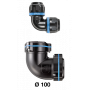 Coude égal aluminium 90° pour tubes