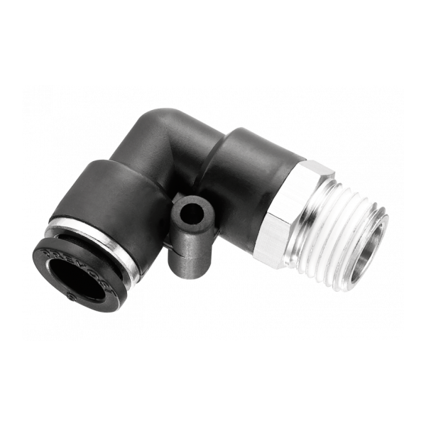 Coude 90° mâle conique orientable