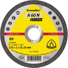 Disques à tronçonner Kronenflex pour Aluminium A 60 N Supra