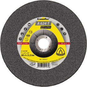 Meules à ébarber Kronenflex pour Acier, Acier inoxydable, Fonte A 624 T Supra