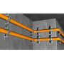 Patte à vis métaux PV en acier électrozingué