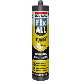 Mastic colle polymère hybride SOUDAL Fix ALL Turbo