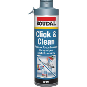 Nettoyant mousse PU Click & Clean SOUDAL