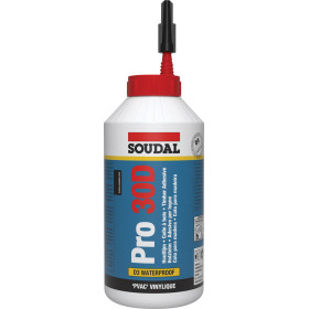 Colle à bois résistant à l'eau PRO 30D 750g SOUDAL