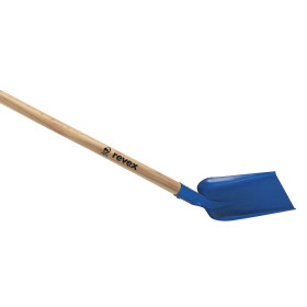 Pelle bordeaux à douille 23cm + manche 120cm