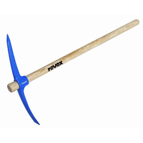 Pioche de terrassier oeil rond 2,5kg manche en frêne