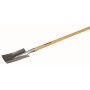 Louchet nord poli 28cm + manche béquille bois