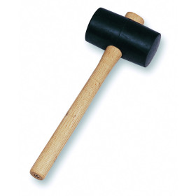 Maillet caoutchouc diamètre 5cm + manche 30cm