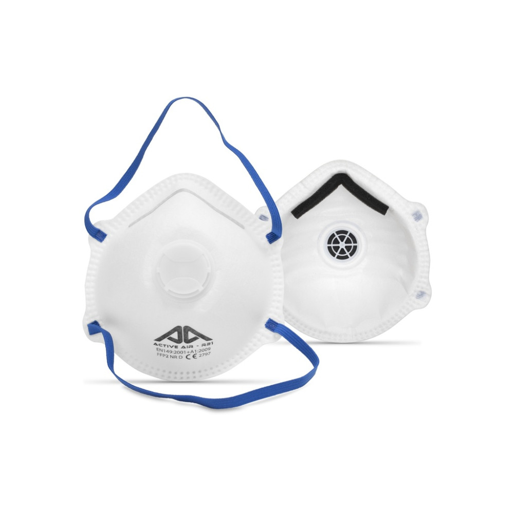 Boite 10 masques anti-poussière FFP1 avec valve