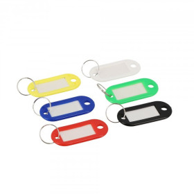 PORTE CLES ETIQUETTE - ASSORTIMENT DE 60 PIECES