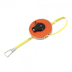 Ruban acier classe II 20 m x 13 mm - boîtier acier revêtu de skaï