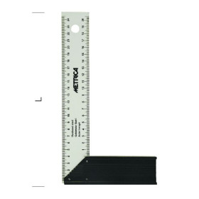 EQUERRE MENUISIER LAME BLANCHE 500MM