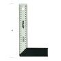 EQUERRE MENUISIER LAME BLANCHE 500MM