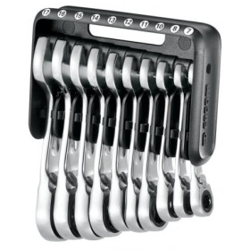 JEU DE 10 CLES A CLIQUET SERIE COURTE 467BS.JP10PB SUR ETUI