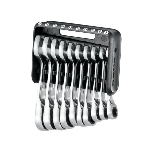 JEU DE 10 CLES A CLIQUET SERIE COURTE 467BS.JP10PB SUR ETUI