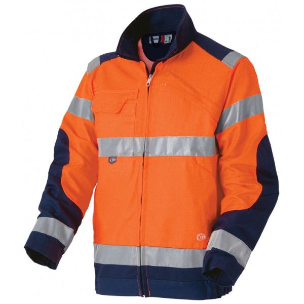 Blouson haute visibilité leger LUKLIGHT Orange/marine