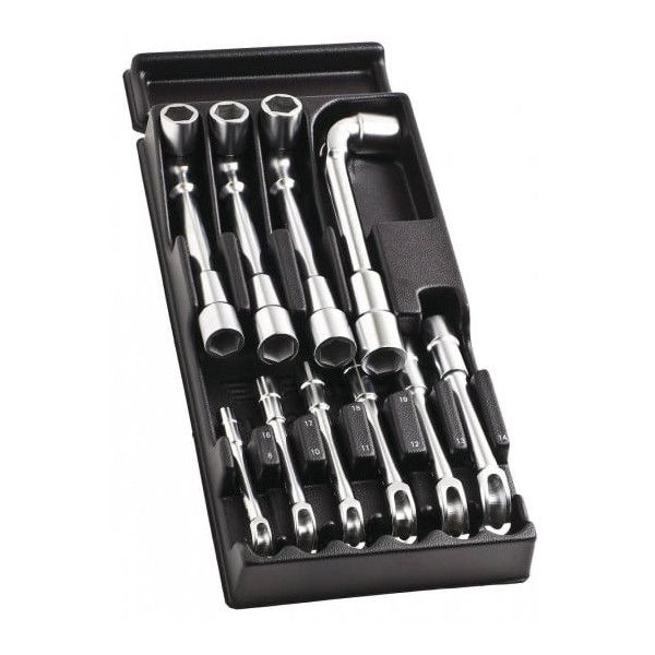 MODULE DE 10 CLES A PIPE DEBOUCHEES FACOM MOD.75-1PB