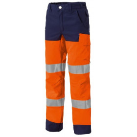 Pantalon haute visibilité leger LUKLIGHT Orange Marine