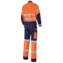COMBINAISON LUKLIGHT DOUBLE GLISSIERE ORANGE/MARINE
