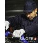 Casquette anti-heurt. Coque ABS. Bleu