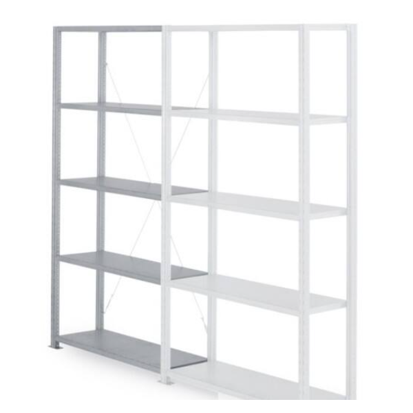 Rayonnage suivant 5 tablettes Manorga Adaptiv
