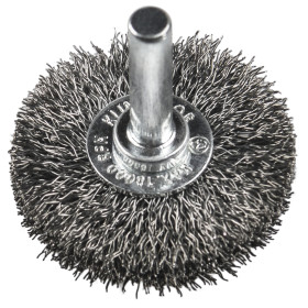 BROSSE CIRCULAIRE BRS600W D.70MM EP.16MM TIGE 6MM FIL ONDULE ACIER 0,30