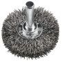 BROSSE CIRCULAIRE BRS600W D.70MM EP.16MM TIGE 6MM FIL ONDULE ACIER 0,30