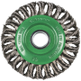 BROSSE CIRCULAIRE BR600Z FILETAGE M14 FIL TORSADE INOX 0,50