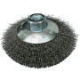 BROSSE CONIQUE BK600W FILETAGE M14 FIL ONDULE HAUTE RESISTANCE ACIER 0,30
