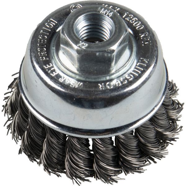 BROSSE COUPE BT600Z D.65MM FIL TORSADE ACIER 0,50 FILETAGE M14